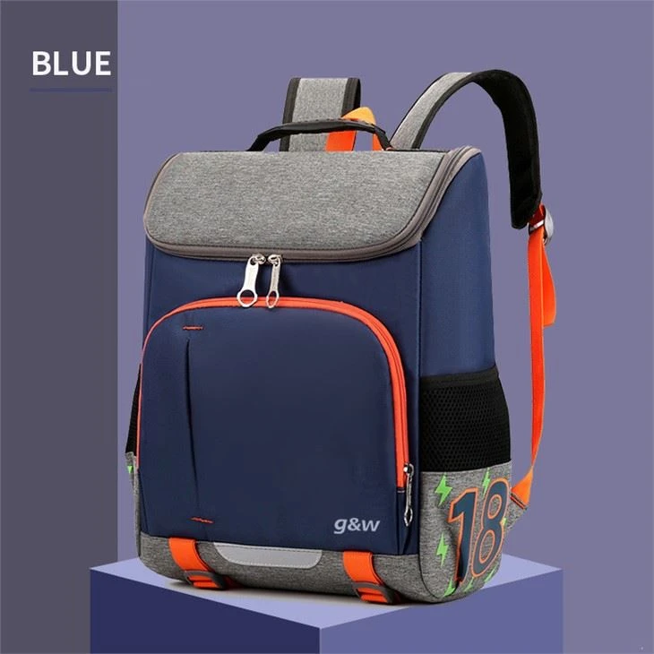 SCHOOL BACKPACK FOR BOY-blue